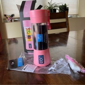 Zulay Kitchen Portable Rechargeable Blender Pink Blendjet